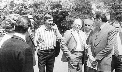 Микола Сизоненко, Микола Чернявський, Михайло Пєсєнко, Павло Загребельний